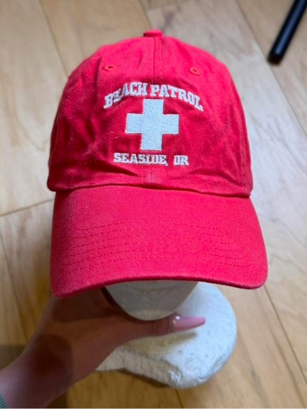 Beach Patrol Seaside, OR Red Baseball Cap